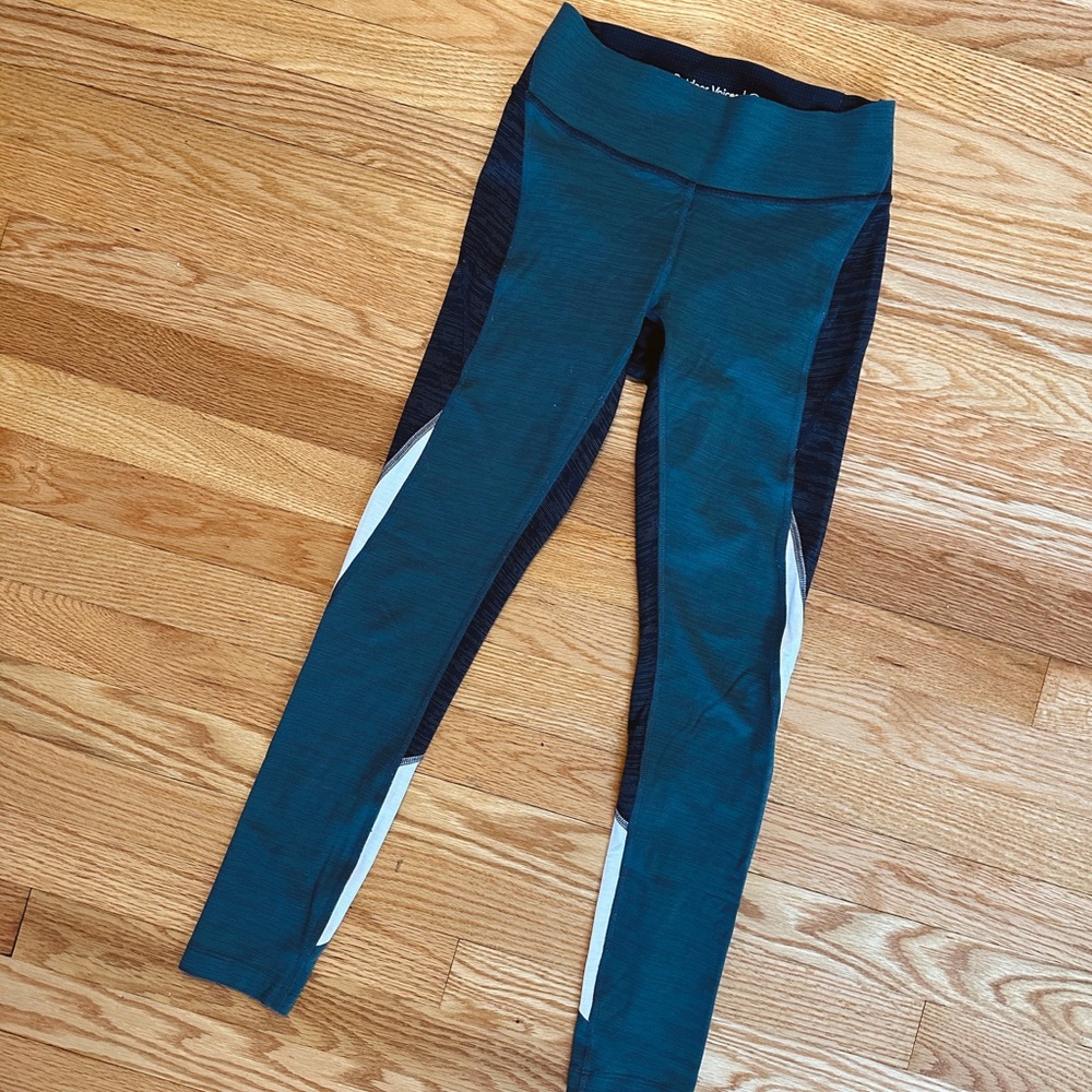 Outdoor Voices Blue and Black Leggings